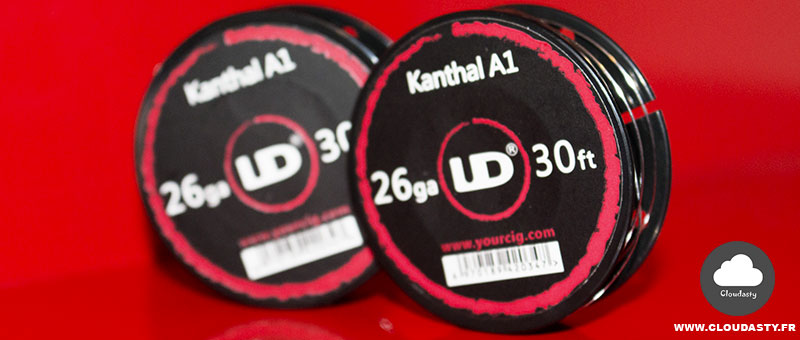 Kanthal A1 26ga UD : Fil résistif pour atomiseur reconstructible