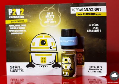 p2v2 vapdroide star watts - 3