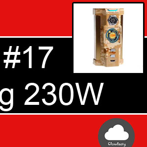 Snowwolf Vfeng 230W : BoxMod à wattage variable au look mécanique